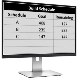 Build Schedule